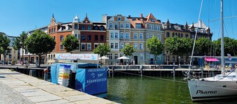 HafenCity apartment 4 on the 1st floor directly at Stralsund harbor