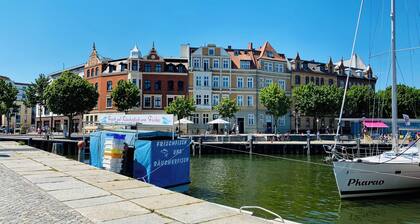HafenCity apartment 4 on the 1st floor directly at Stralsund harbor