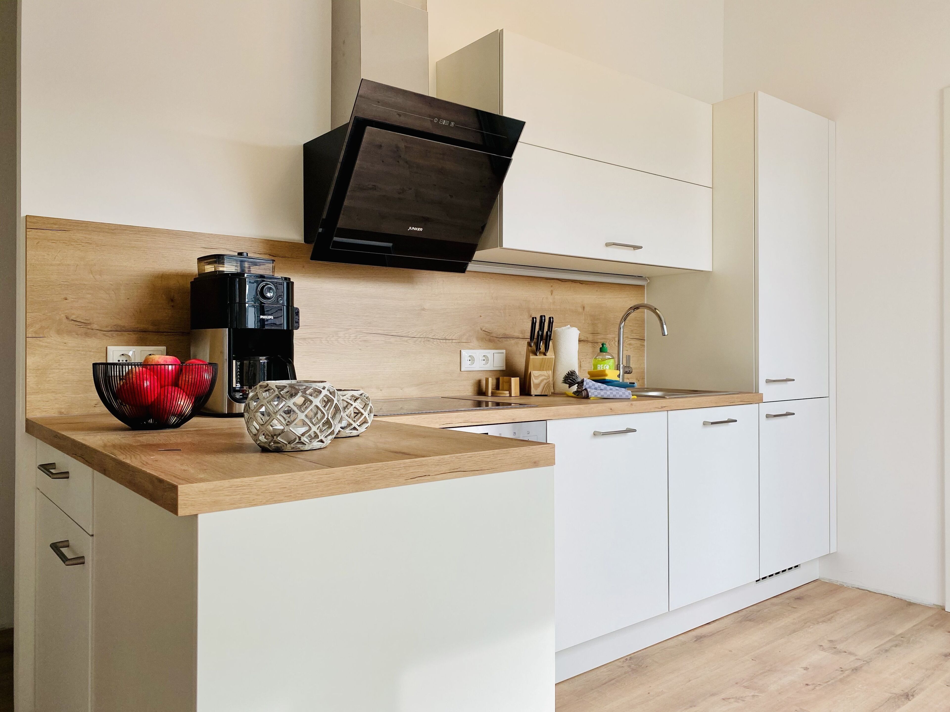 Kühlschrank, Ofen, Herdplatte, Geschirrspüler