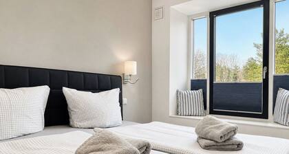 Sea view: Modern vacation apartment with Baltic Sea view in Prora for 4 people