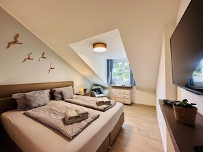2 chambres, fer et planche Ă repasser, Wi-Fi gratuit, draps fournis