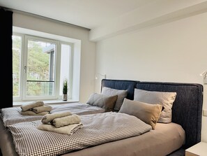 2 slaapkamers, een strijkplank/strijkijzer, gratis wifi