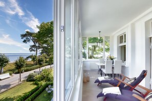 Interior - Accommodation in the Villa Haiderose, Binz: Particularly beautiful sea view, 2 persons (Ostseebad Binz)