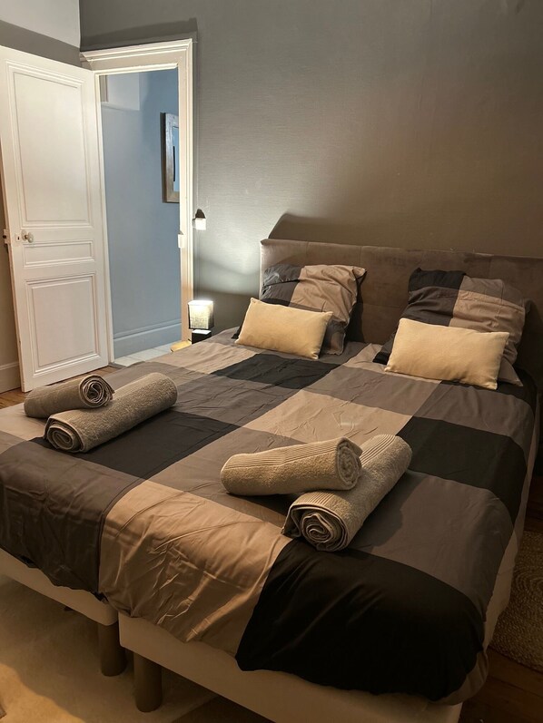 1 bedroom, iron/ironing board, internet, bed sheets - L'atelier voyageur - Grisandre (Chartres)