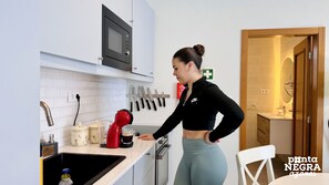 Refrigerador, microondas, horno y tostadora 