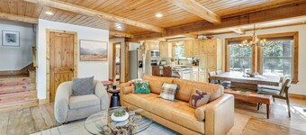 Hot Tub + Fireplace: Cozy Angel Fire A-frame Cabin
