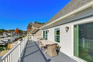 House (2 Bedrooms) | Interior - Furnished Deck! Waterfront Ocean Pines Home (Berlin)