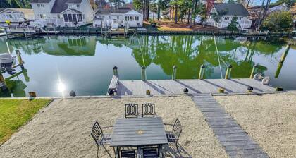 Furnished Deck! Waterfront Ocean Pines Home