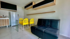 Apartment | Living area | Flat-screen TV - Flats a 50m da Praia Porto de Galinhas  (Ipojuca)