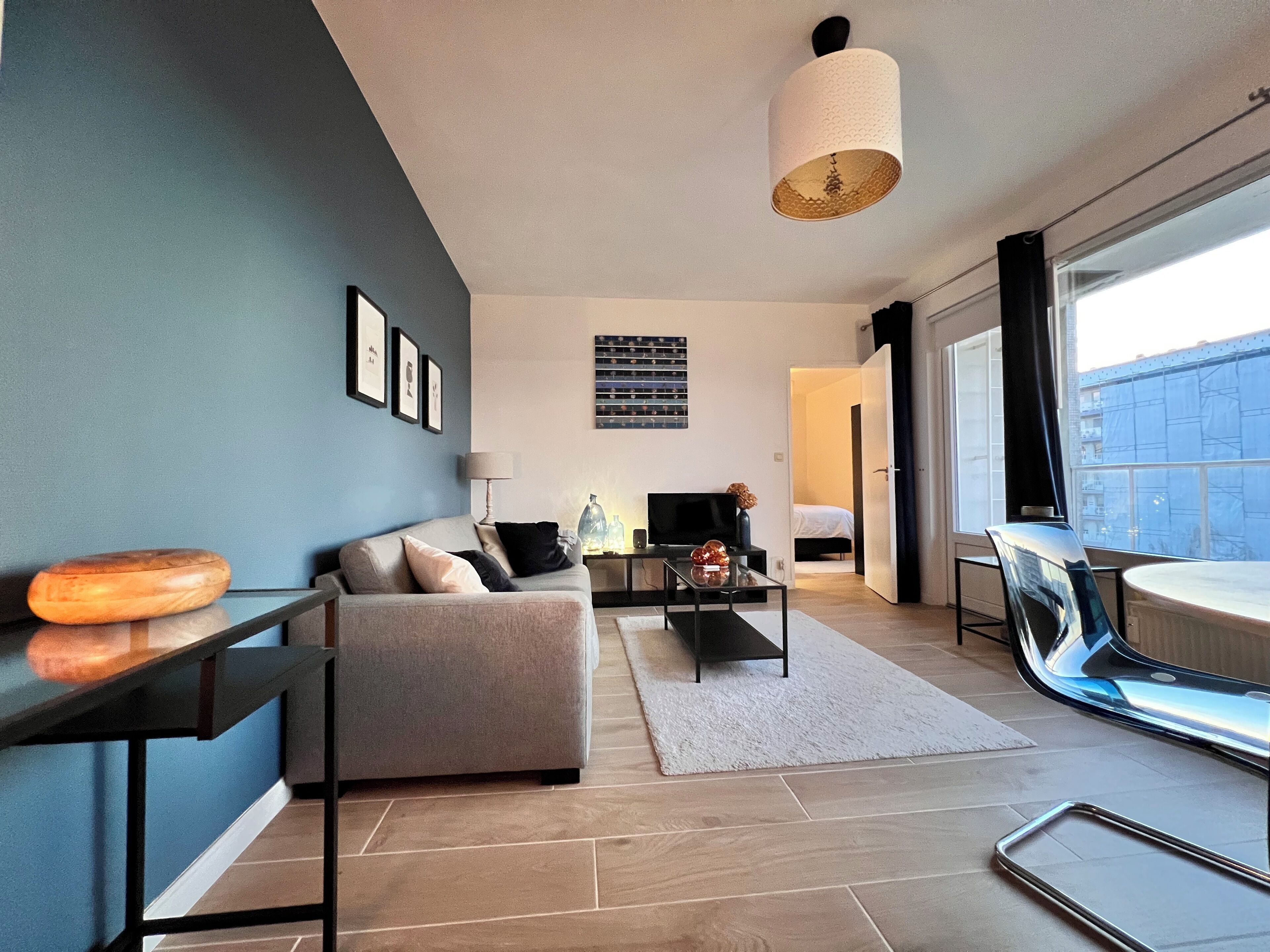 Apartment, City View | Living area | TV