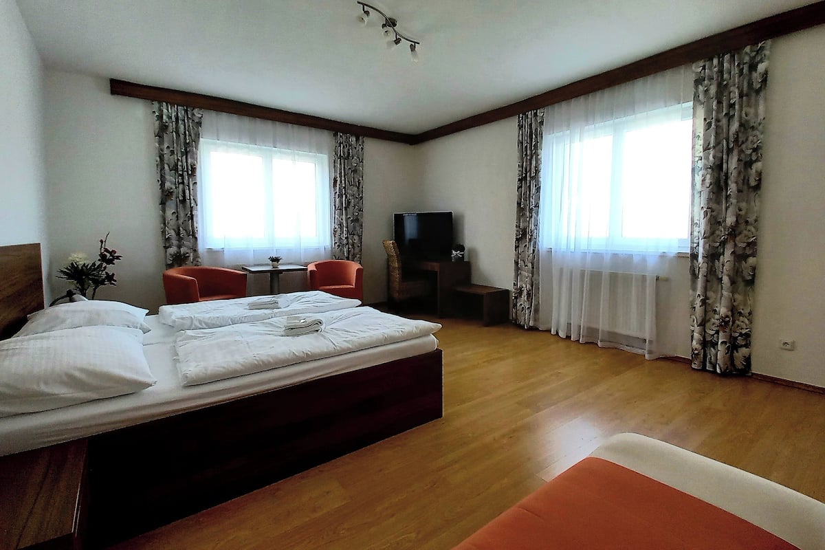 Basic Double Room, Courtyard View | Desk, soundproofing, free WiFi
