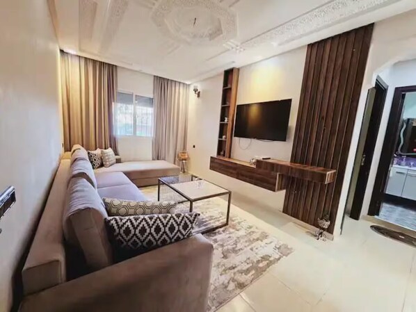 Living area - Entire apartment - Marrakech, Morocco (Marrakech)