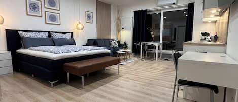 1 chambre, bureau, fer et planche à repasser, Wi-Fi gratuit