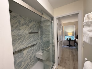 Shower, towels