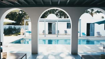 Indoor pool, outdoor pool