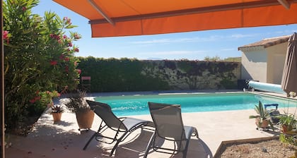 Charming villa in Drôme provençale (with view of Mont Ventoux)
