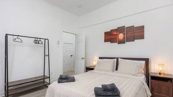 3 bedrooms, iron/ironing board, travel crib, WiFi