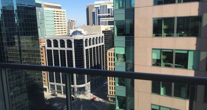 Walk to marketplace from quiet secure condo backing onto Sparks St.