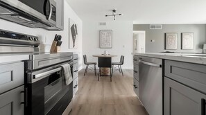 Fridge, microwave, oven, stovetop - Landing | Incredible 2BD, Courtyard (Las Vegas)