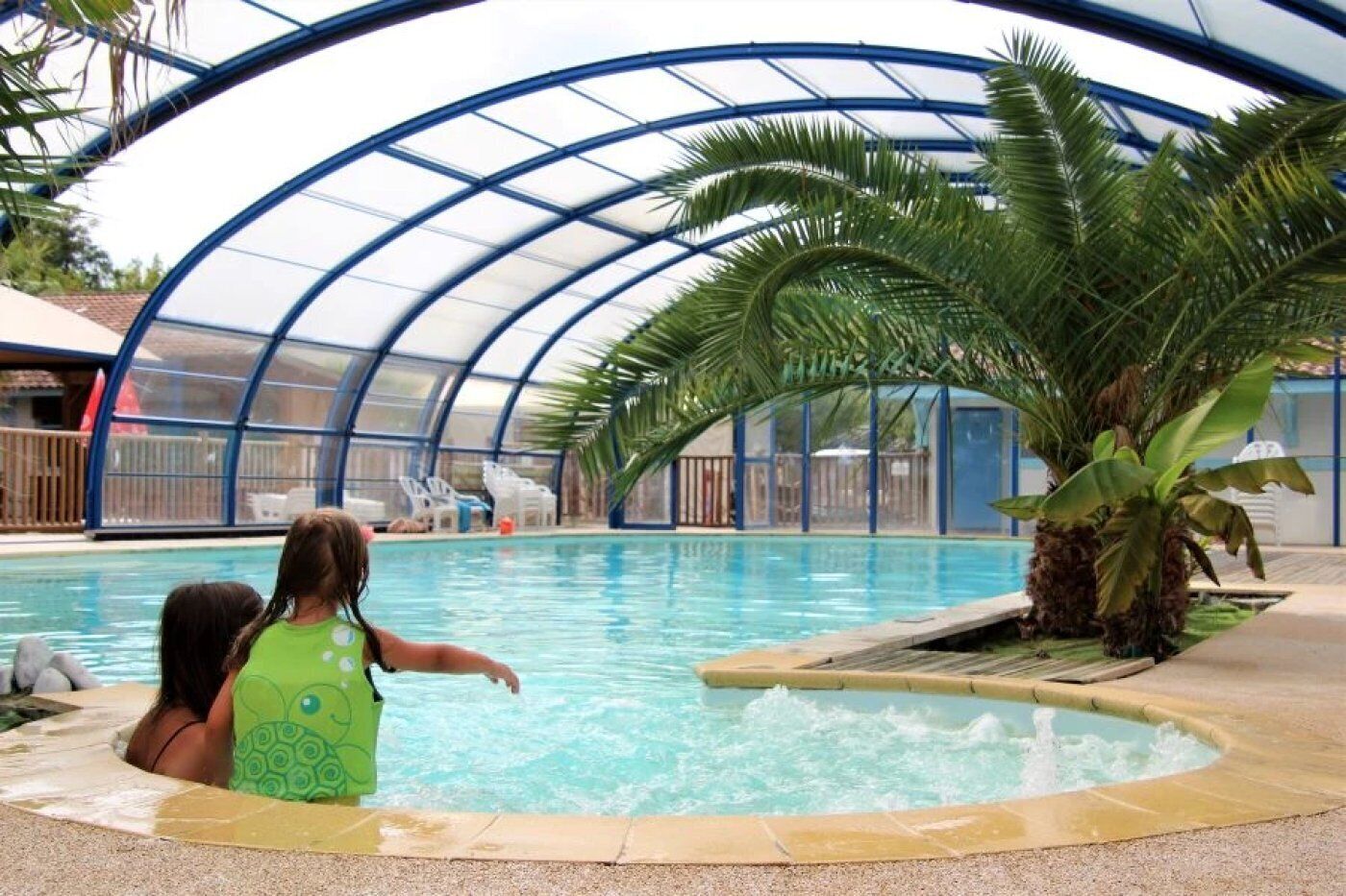 Indoor pool, a heated pool