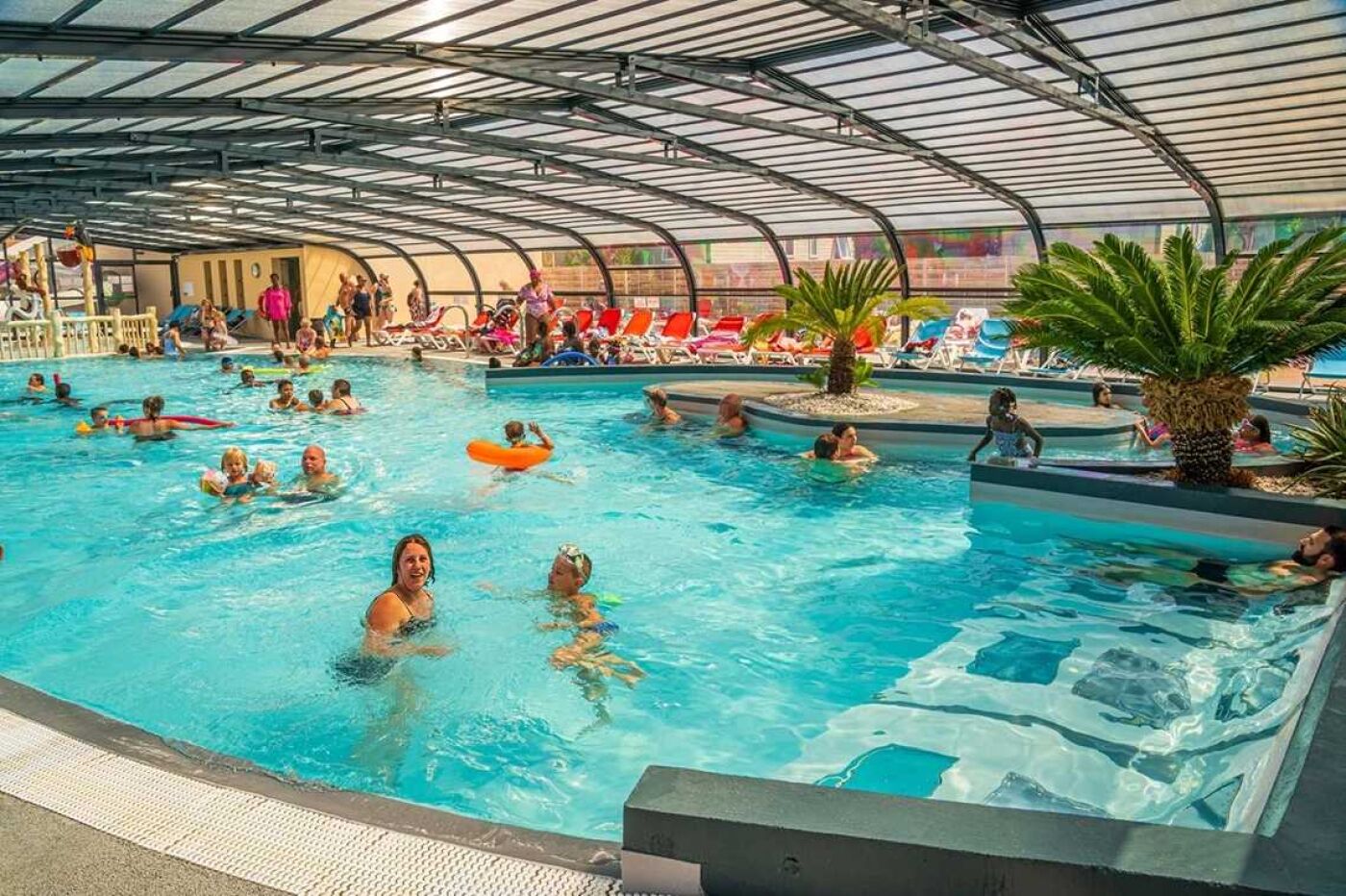 Indoor pool, a heated pool