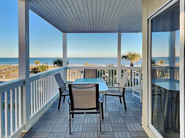 Outdoor dining - Dolphin Watch 7 | Stunning Views, Near Pier (Tybee Island)