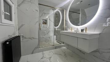 Towels, soap, toilet paper