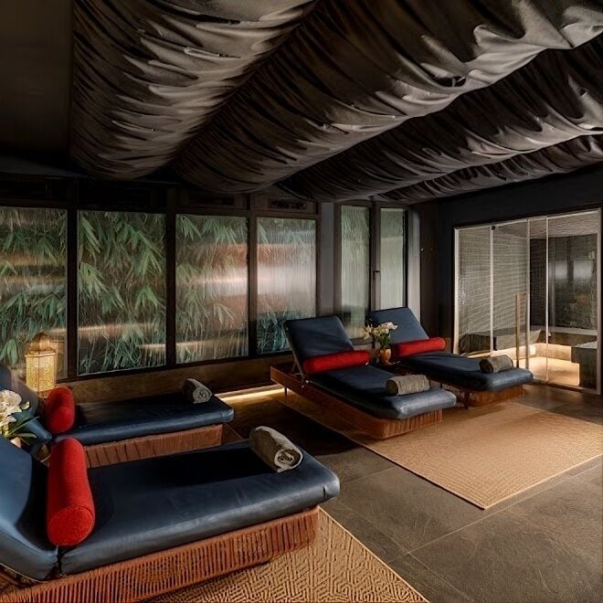 Sauna, hot tub, steam room, massages
