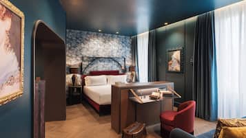 Minibar, in-room safe, desk, blackout curtains