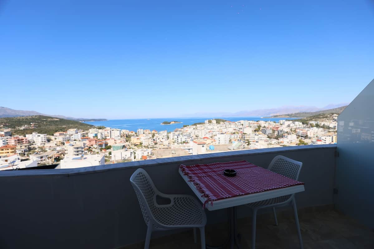 Deluxe Double Room, Partial Sea View | Balcony view
