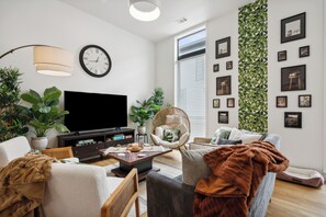 Smart TV, table football, books