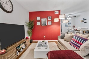 Smart TV, books, offices