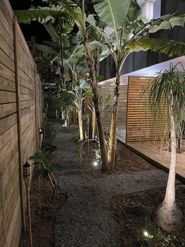 Overnattingsstedets uteområder