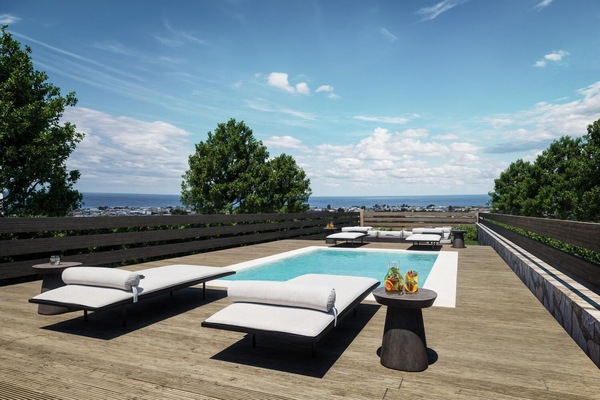 Private pool and terrace