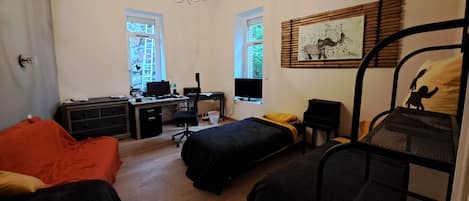 Iron/ironing board, WiFi, bed sheets