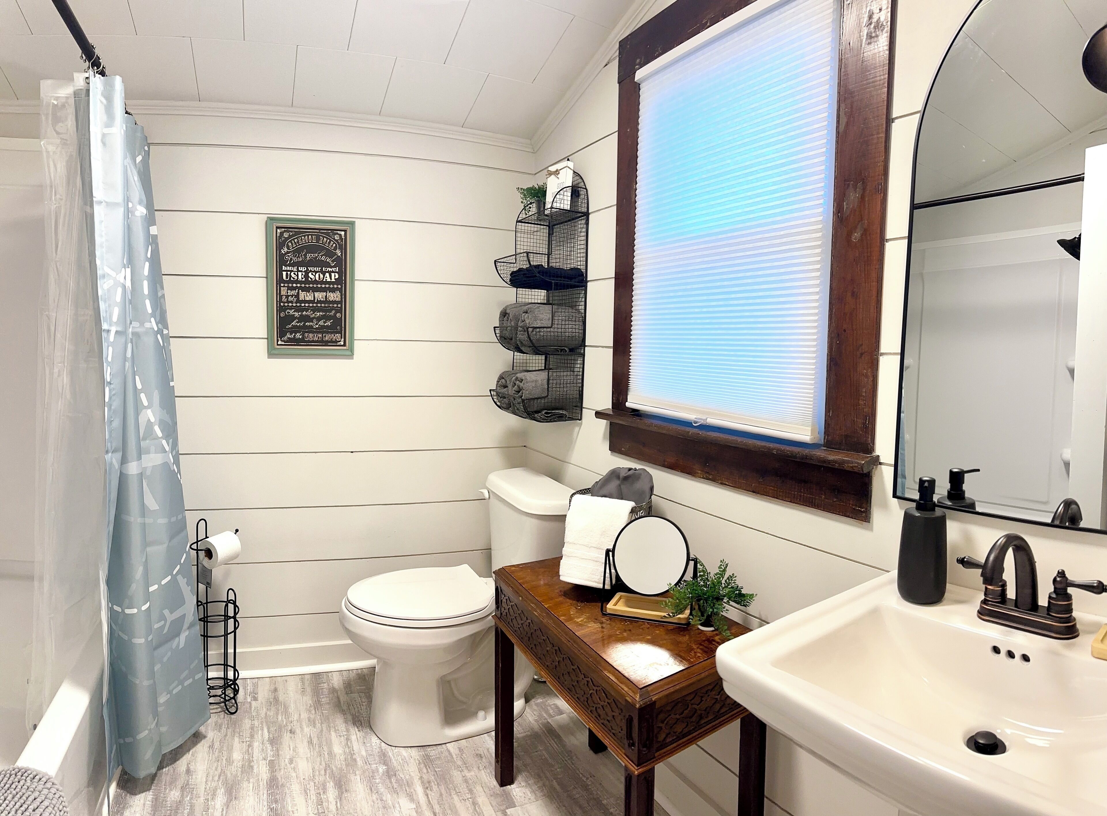 Hair dryer, towels