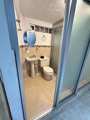 Towels, soap, toilet paper