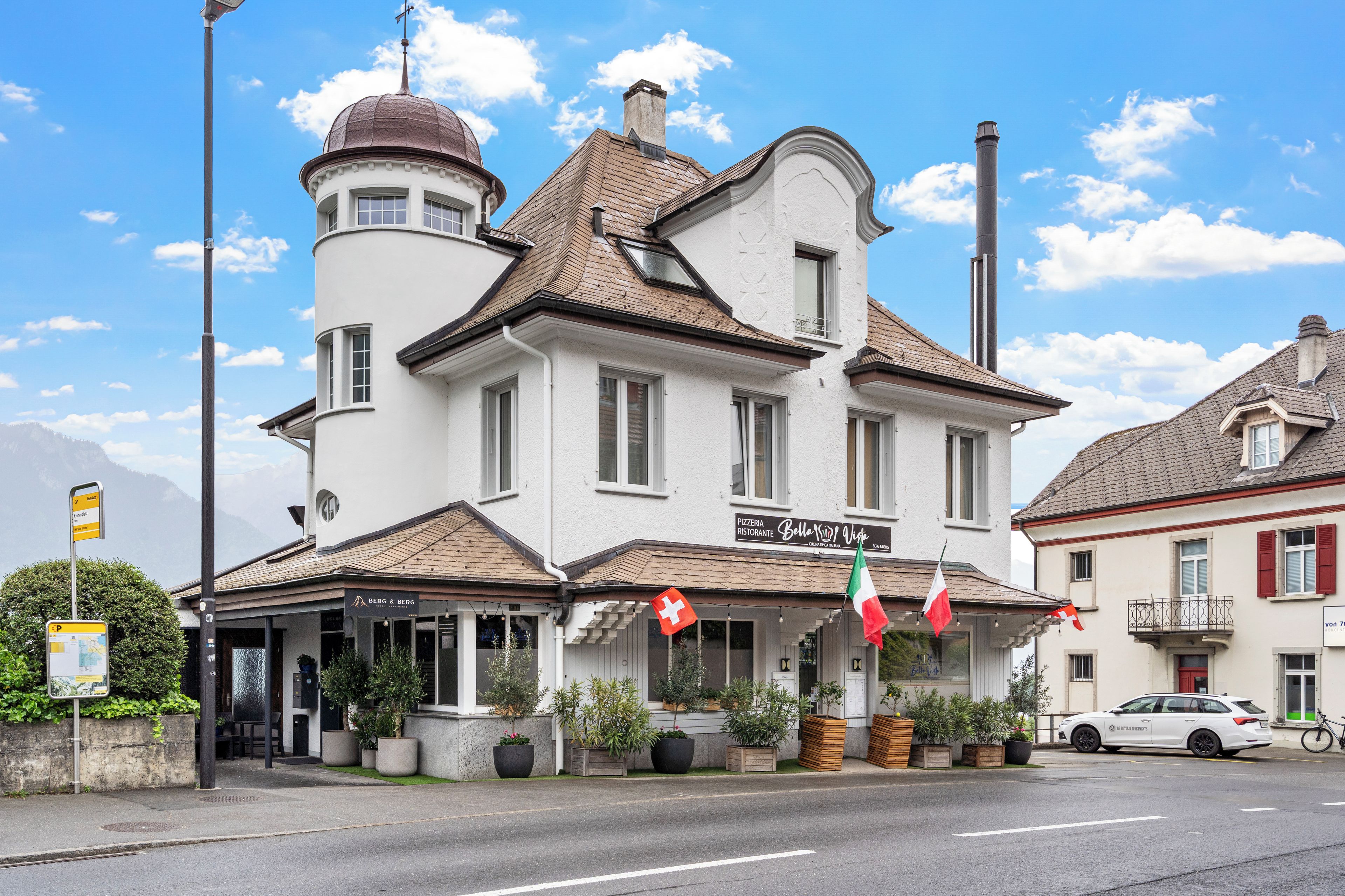 Fassade der Unterkunft