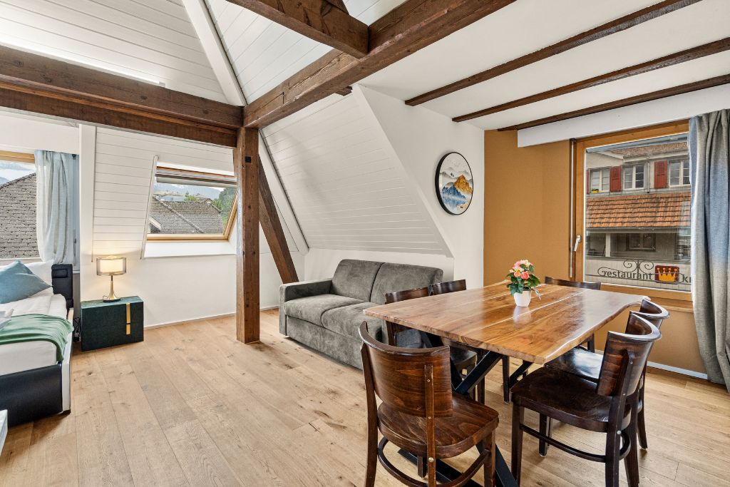 Spiseområde på rommet