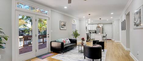 TV connectée, cheminée