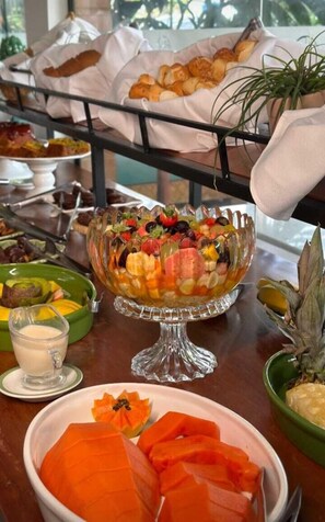 Petit déjeuner buffet compris tous les jours