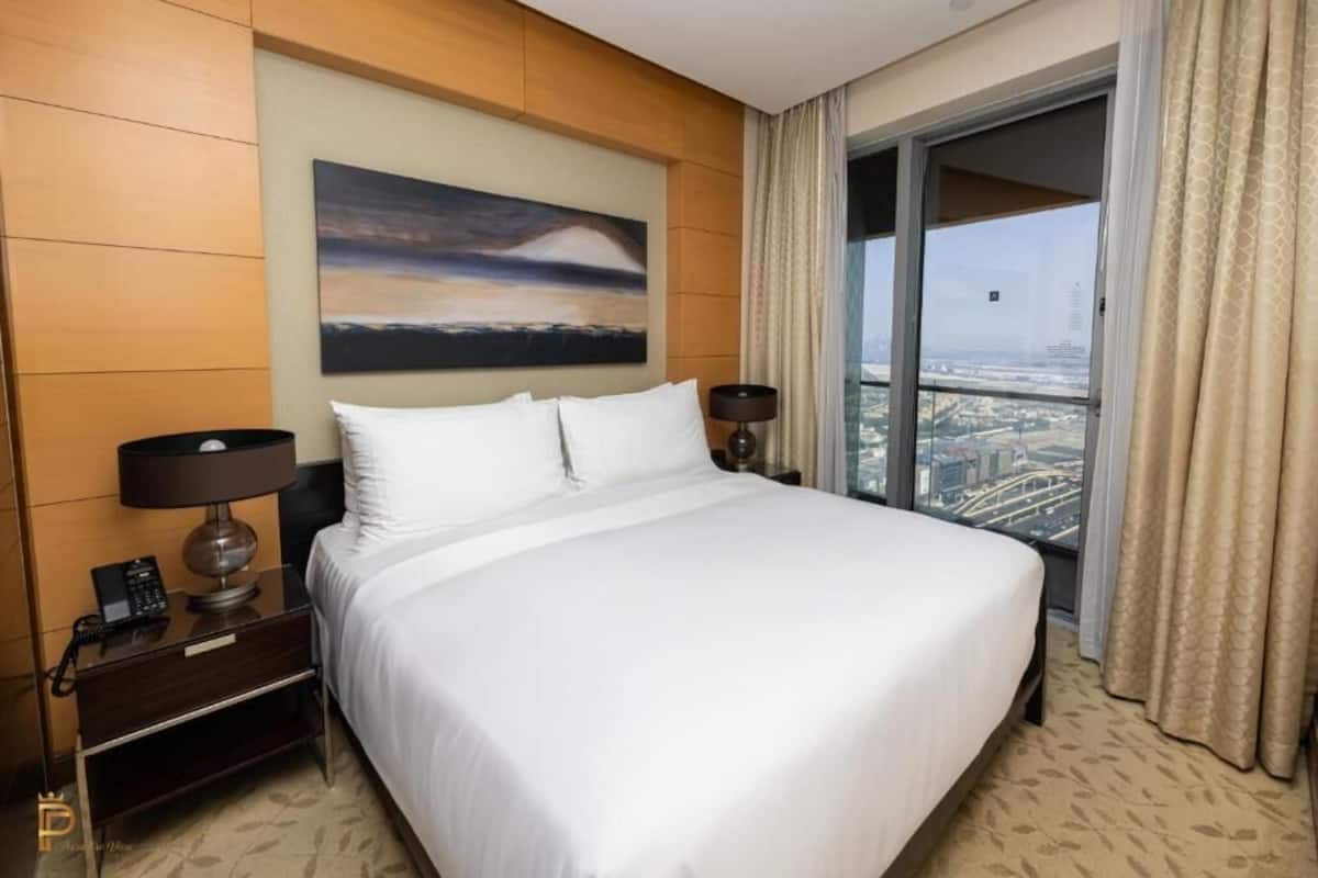 1 habitación y ropa de cama de alta calidad