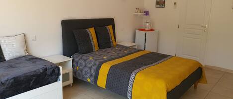 1 chambre, Wi-Fi, draps fournis