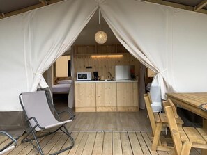 Dining - Vacation Park della Colombaia Safari Tent Dog for 5 people (Padenghe sul Garda)