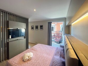 Apartamento, 1 habitación, fumadores, balcón | 1 dormitorio