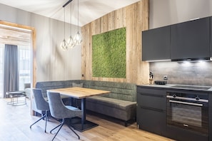Apartment | Private kitchen | Cookware/dishes/utensils - Charming Apartment 850 m From ski Area (Fuegen)
