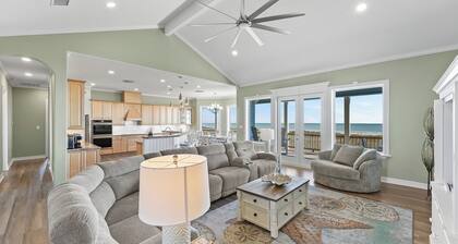 Shoreline Sanctuary - Seahorse Beachfront on 2 lots w/ Elevator & Cabana Service