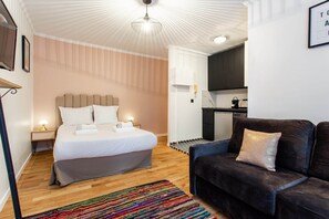 Desk, iron/ironing board, free WiFi, bed sheets