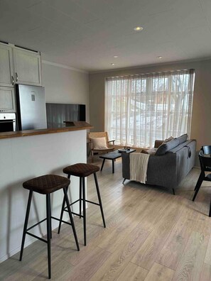 Apartment | Living area - Lovely 2-bed Apartment in Central Akureyri (Akureyri)