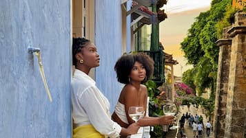 Deluxe Double Room, Balcony, City View | Down comforters, laptop workspace, free WiFi, bed sheets